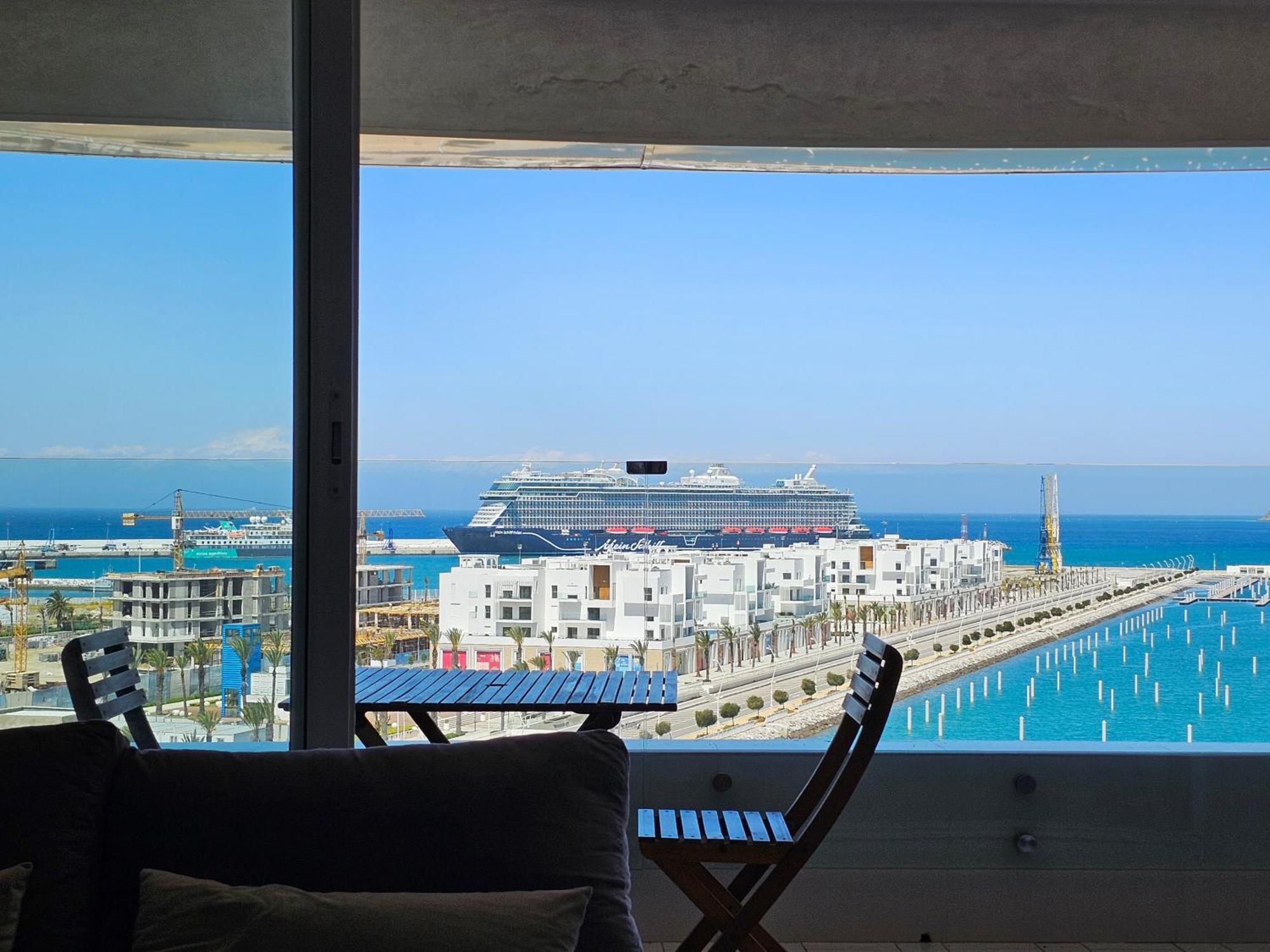 Ocean View Apartment With Airco Tangier Exterior photo